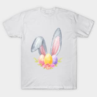 Easter bunny ears and eggs T-Shirt